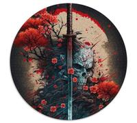 1000 Pieces Puzzles for Adults Deadly Blade 1000 Piece Round Puzzle Ideal for Family Fun, Relaxation 67.5x67.5cm