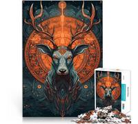 1000 Pieces Puzzles for Adults Deer Fairy tale characters Staycation: Zeit totschlagen Ein Kunstwerk52x38cm