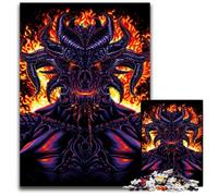 1000 Pieces Puzzles for Adults Demon from Hell Puzzles for Adults DIY Decoration, Brain Challenge, for Adult, Family, 50x75CM/19.68x29.52inch