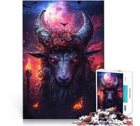 1000 Pieces Puzzles for Adults Devil Goat Help the brain exercise addictive toys to cultivate patience Secret Santa Gifts 50x70cm