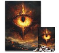 1000 Pieces Puzzles for Adults Devil's Eye Puzzle Educational Games, Enhance Love between Couples for Age 14 Years Up 26X38CM