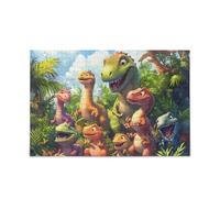 1000 Pieces Puzzles for Adults - Dinosaurs Funny Challenging Puzzle Brain Teaser Activity Perfect for Game Nights