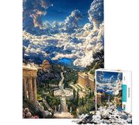 1000 Pieces Puzzles for Adults Divine Ascension Adult Jigsaw Puzzle Brain Teaser Game Enhance Memory for Is Ideal As A Gifts (Size 38x52cm)