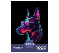 1000 Pieces Puzzles for Adults Doberman Pinscher Jigsaw Puzzle Hands-on Game Home Decoration Unique Gifts for Birthday And Christmas 70x50cm/1000pcs