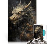 1000 Pieces Puzzles for Adults Dragon Fantasia Herausforderndes Spielspielzeug Geschenke für Freunde und Familie52x38cm