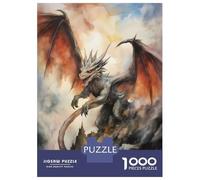 1000 Pieces Puzzles for Adults Dragon On A Mountain Puzzle for Adults Toy Wall Decor Analysis And Logic Unique Gifts for Birthday And Christmas 70x50cm/1000pcs