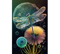 1000 Pieces Puzzles for Adults - Dragonfly Dandelion Puzzle Brain Teaser Activity for Kids,Gift for Birthday Christmas