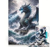 1000 Pieces Puzzles for Adults Dragons And Mythological Creatures, Educational Game, Train Your Brain And Hands, Improving Love between Couples 50x75cm
