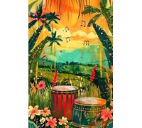 1000 Pieces Puzzles for Adults - Drum In The Forest Puzzles for Family Games, Puzzle for Gifts, Funny Puzzle for Education
