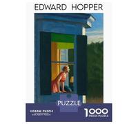 1000 Pieces Puzzles for Adults Edward Hopper A Woman at The Window Puzzles for Adults Hands-on Game But Fun And Humorous Parent-child Interaction 52x38cm/1000pcs