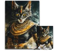 1000 Pieces Puzzles for Adults Egyptian Cat Goddess Impossible Jigsaw Puzzles for Adults Perfect for Teenagers Family Bonding Brain Teaser DIY Home Decor Gift 1000 PCS(75x50cm)