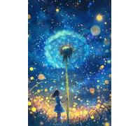 1000 Pieces Puzzles for Adults - Elf Under Dandelion Puzzle Challenging Educational Toys Puzzles Reduced Pressure Gift