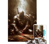 1000 Pieces Puzzles for Adults End of The Battle for Educational Game Challenge Toy Hands-on Game Home Art Decor Secret Santa Gifts (Size 50x75cm)