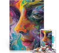 1000 Pieces Puzzles for Adults Expressions of Her Educational Game Challenge Toy 26x38cm Parent-child interaction for 14+