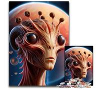 1000 Pieces Puzzles for Adults Extraterrestrial AlienPuzzles for Adults Brain Teaser Game Interactive Family Game Suitable for Ages 14 1000 PCS(38x26cm)