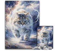1000 Pieces Puzzles for Adults Fantasy Cat Puzzle Learning Educational Toys,is Ideal As Gifts for The Whole Family for Ages 14+ 50X75CM