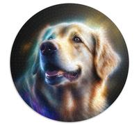 1000 Pieces Puzzles for Adults Fantasy Dog 1000 Piece Round Jigsaw Puzzle Ideal And Home Decor 67.5x67.5cm