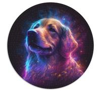 1000 Pieces Puzzles for Adults Fantasy Dog 1000 Piece Round Jigsaw Puzzle Ideal And Home Decor 67.5x67.5cm