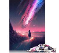 1000 Pieces Puzzles for Adults Fantasy Galaxy Sky Square Puzzle for Adults & Paper Puzzles Home Decor 1000pcs (75x50cm)