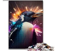 1000 Pieces Puzzles for Adults Fantasy Penguin Wooden Jigsaw Puzzles Family Activity Game, Home Decor Wall Art size : 50x75cm