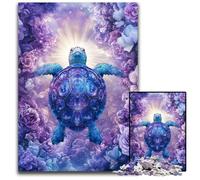 1000 Pieces Puzzles for Adults Fantasy Turtle Puzzle Educational Games, Enhance Love between Couples for Age 14 Years Up 26X38CM