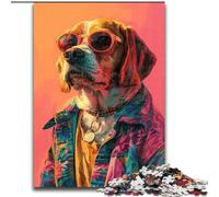 1000 Pieces Puzzles for Adults Fashion Dog Jigsaw for Teenagers, Couples, And Friends for Birthdays, Christmas 50X75CM