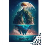 1000 Pieces Puzzles for Adults Floating_island Square Puzzle for Adults & Paper Puzzles Home Decor 38x26cm/1000pcs