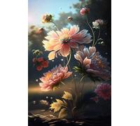 1000 Pieces Puzzles for Adults - Flowers in the Sun Jigsaw Puzzle Children and Adolescents Educational Training Decompression Resistant Difficult Play Games