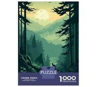 1000 Pieces Puzzles for Adults Forest Life Jigsaw Puzzle Hands-on Game Home Decoration Unique Gifts for Birthday And Christmas 70x50cm/1000pcs