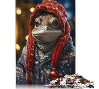 1000 Pieces Puzzles for Adults Frogs Jolly Attire Jigsaw Puzzles for Adults Woodenboard Puzzles Difficult And Challenge 1000pcs (75x50cm)