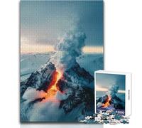 1000 Pieces Puzzles for Adults Frozen Fury Cozy Soothing Indoor Downtime Advanced Precision Cut Play Toy Size 38x26cm