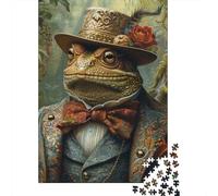 1000 Pieces Puzzles for Adults Funky Frog Square Puzzle for Adults & Paper Puzzles Home Decor 38x26cm/1000pcs