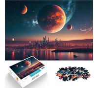 1000 Pieces Puzzles for Adults Future Metropolis Pädagogisches Spielzeug zum Stressabbau Ein Kunstwerk38x26cm