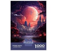 1000 Pieces Puzzles for Adults Futuristic City Jigsaw Puzzle Hands-on Game Home Decoration Unique Gifts for Birthday And Christmas 52x38cm/1000pcs