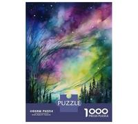 1000 Pieces Puzzles for Adults Galactic Forest Sunset Jigsaw for Adults Family Games Difficult Challenge Unique Gifts for Birthday And Christmas 52x38cm/1000pcs