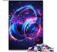 1000 Pieces Puzzles for Adults Galaxy Headphones Jigsaw Puzzle Made of cardboard Ideal Holiday Or Birthday Gift, Party Game Toy size 38x26CM
