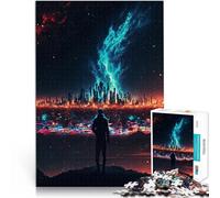 1000 Pieces Puzzles for Adults Galaxy In The Night Sky Denksportaufgabe für Jedes Stück ist einzigartig Anspruchsvolles Familienspiel52x38cm