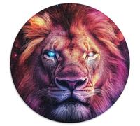 1000 Pieces Puzzles for Adults Galaxy Lion 1000Pc Adults Round Jigsaw Puzzle Ideal And Home Decor 67.5x67.5cm
