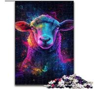 1000 Pieces Puzzles for Adults Galaxy Sheep 1000 Pieces Puzzles for Adults Family Interaction & Fun Gift, Vibrant Abstract Design (Size 26x38cm)