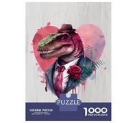 1000 Pieces Puzzles for Adults Gangster Style Dinosaurs Jigsaw Puzzle Family Games Difficult Hard Unique Gifts for Birthday And Christmas 38x26cm/1000pcs
