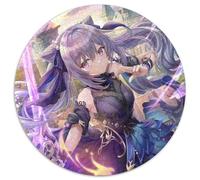 1000 Pieces Puzzles for Adults Genshin Impact Keqing 1000 Pieces Round Puzzles for Adults for Teenager & Families, Perfect DIY Decor & Brain-Teasing Challenge 67.5x67.5cm