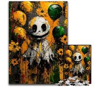 1000 Pieces Puzzles for Adults Ghostly Balloon Wooden Jigsaw Puzzles Creative Family GameHome Decor for Teenagers 1000 PCS(75x50cm)