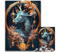 1000 Pieces Puzzles for Adults Giraffe Enchantment Spells Puzzles for Adults Brain Teaser Game for Teenagers, Perfect 26X38CM/10.23x14.96inch