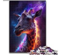 1000 Pieces Puzzles for Adults Giraffe JigsawPuzzle 1000 Pieces for Adults for Ages 14+ (Size 50x75cm)