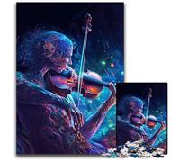 1000 Pieces Puzzles for Adults Girl Playing Guitars Paper Jigsaw Puzzles Creative Family GameHome Decor for Teenagers 1000 PCS(38x26cm)