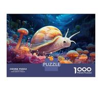 1000 Pieces Puzzles for Adults Glowing Sea Snail Jigsaws for Adults Relax Games Enhance Memory Unique Gifts for Birthday And Christmas 52x38cm/1000pcs