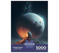 1000 Pieces Puzzles for Adults Go to The Moon Jigsaw Puzzle Hands-on Game Home Decoration Unique Gifts for Birthday And Christmas 38x26cm/1000pcs
