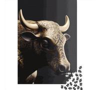 1000 Pieces Puzzles for Adults Gold Ox Square Puzzle for Adults & Wooden Puzzles Home Decor 1000pcs (75x50cm)