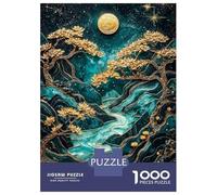 1000 Pieces Puzzles for Adults Golden Sakura Dreams Jigsaw for Adults Anti-Stress Toys Difficult Hard Difficult And Challenge 70x50cm/1000pcs