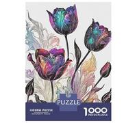 1000 Pieces Puzzles for Adults Graceful Tulip Puzzle for Adults Toy Wall Decor Analysis And Logic Unique Gifts for Birthday And Christmas 38x26cm/1000pcs